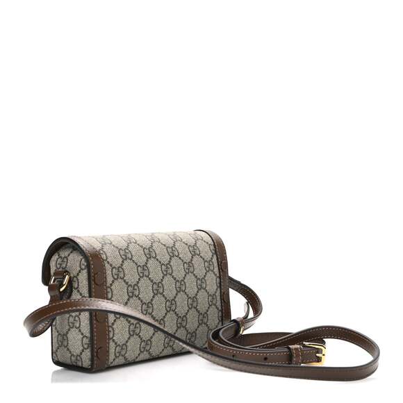 Gucci Gg Supreme Mini Horsebit Shoulder #235272G13B - Picture 3 of 10